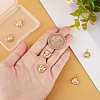 Beebeecraft 8Pcs Rack Plating Brass Charms KK-BBC0004-43-3