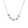 Women's 304 Stainless Steel Necklaces WGA6AE1-01-3