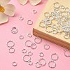 90Pcs 3 Styles Iron Closed Jump Rings IFIN-YW0003-36-4