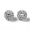 Grade A Rhinestone Pave Disco Ball Beads RB-Q102-12-2