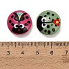 Printed Opaque Acrylic Printed Beads AC-CBA6BCC-02-3