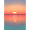DIY Sunset Scenery Pattern Diamond Painting Kits DIAM-PW0005-11A-1