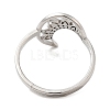 Non-Tarnish 304 Stainless Steel Adjustable Rings RJEW-K245-49P-2