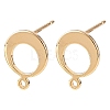 SHEGRACE Brass Stud Earring Findings XGRQ64512-853G-1