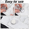 8Pcs 2 Styles Alloy Cufflinks BUTT-GA0001-34P-3