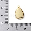 Brass Micro Pave Cubic Zirconia Pendants KK-K399-02G-01-3