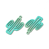 Spray Painted Alloy Charms PALLOY-P291-19M-04-4