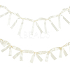 2 Styles Cloth Bowknot Banners AJEW-SP0002-70C-1