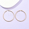 304 Stainless Steel Hoop Earrings X-EJEW-N0016-11G-H-4