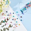 SUNNYCLUE 200Pcs DIY Natural & Dyed Ocean White Jade Beaded Stretch Bracelet Making Kits DIY-SC0014-78-4