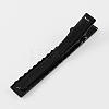 Iron Flat Alligator Hair Clip Findings PHAR-S039-56mm-2