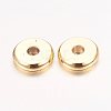 Golden Brass Spacer Beads KK-E702-20G-NF-1