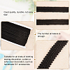 Polyester Braided Lace Trim OCOR-WH0074-92C-4