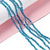 Electroplate Glass Beads Strands LS-EGLA-R048-2mm-17-2