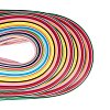 Rectangle 36 Colors Quilling Paper Strips DIY-PH0008-03A-WH-5