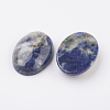 Natural Sodalite Flat Back Cabochons G-G741-22x30mm-06-2