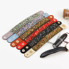 Flannelette Snap Bracelets BJEW-N0011-003D-3