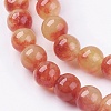 Two Tone Natural White Jade Bead Strands G-R165-10mm-02-3