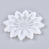 Christmas Snowflake Silicone Pendant Molds X-DIY-I036-01-2
