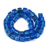 Handmade Silver Foil Lampwork Beads FOIL-N004-01A-04-2