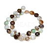 Natural Chalcedony Beads Strands G-H005-B12-01-5