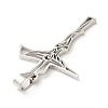 Non-Tarnish 201 Stainless Steel Pendants STAS-E015-12P-2