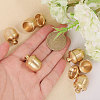 Openable Brass Acorn Urn Ashes Pendants KK-WH0001-25-3