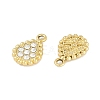 Alloy Rhinestone Pendants FIND-M018-22G-2