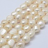 Natural Cultured Freshwater Pearl Beads Strands PEAR-K004-05C-01-1
