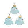 Marine Series Transparent Resin Pendants LS-RESI-XCP0002-42A-1