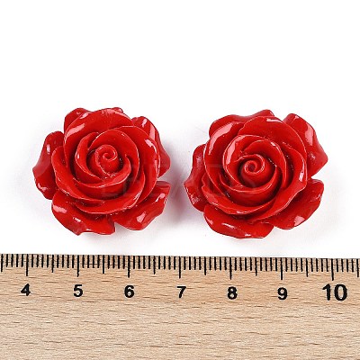 Synthetic Coral Carved Beads CORA-M001-03C-1