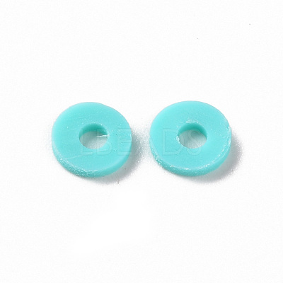 Handmade Polymer Clay Beads Strands CLAY-R089-6mm-T02B-1