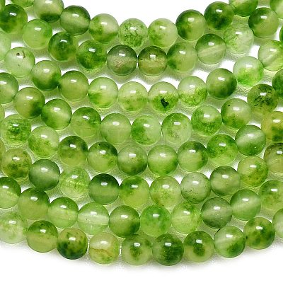Natural Malaysia Jade Beads Strands G-L645-C01-4mm-31-1