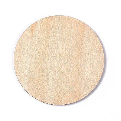 Wooden Carved Cup Mats DIY-B060-04C-1