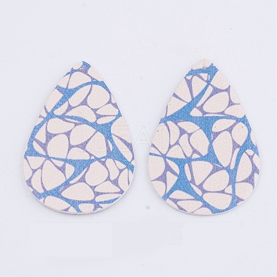 PU Leather Big Pendants FIND-T020-003L-1