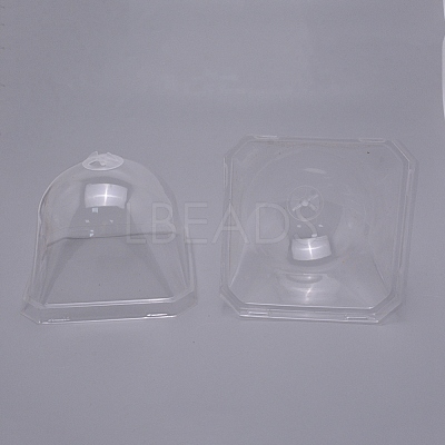 Plastic Plant Nursery Insulation Cover Bells Breathable Covers Frost Guard for Outdoor Succulent Flowers Warming AJEW-WH0120-34B-1