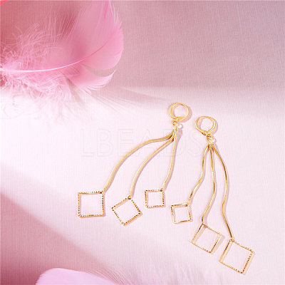 Brass Hoop Earrings JE811A-1