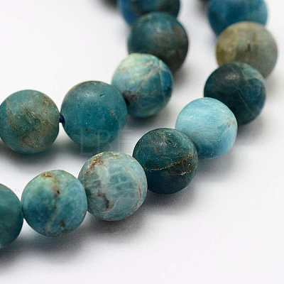 Natural Apatite Beads Strands X1-G-K193-6mm-12-1