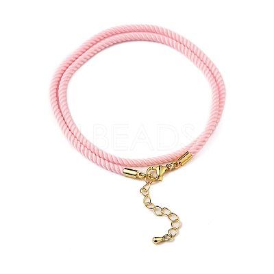 Nylon Milan Cord Necklace Making MAK-M028-01G-29-1