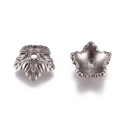 Tibetan Style Bead Caps LS-TIBEB-A24621-B-LF-1