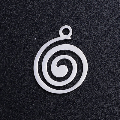 Tarnish Resistant 201 Stainless Steel Filigree Charms STAS-T049-T664-1-1