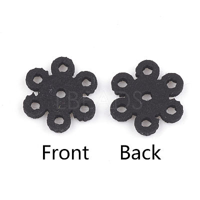 PU Leather Fabric Beads LS-FIND-T020-069-1