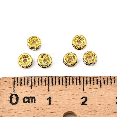 Grade A Rhinestone Spacer Beads X-RSB034NFG-1