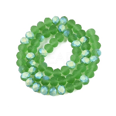 Transparent Glass Beads Strands X-EGLA-A044-T8mm-MB11-1