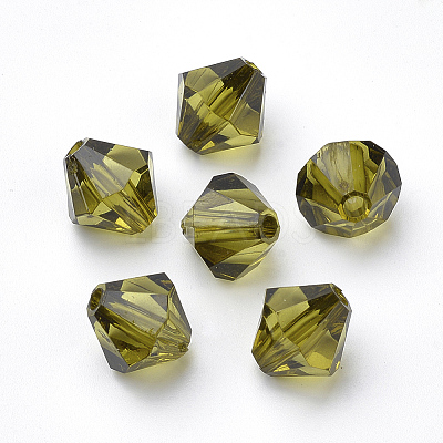 Transparent Acrylic Beads TACR-S146-4mm-25-1
