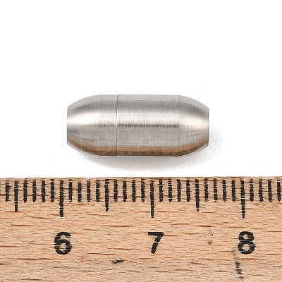 304 Stainless Steel Magnetic Clasps X-STAS-O042-A-24-1
