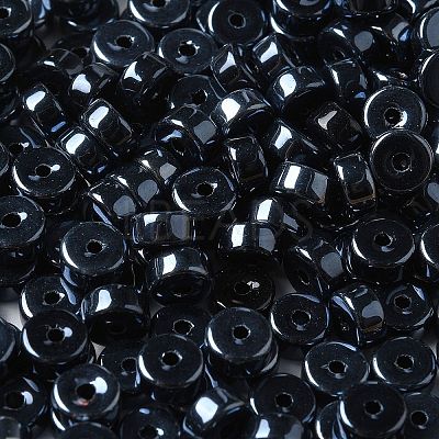 Opaque Colours Luster Glass Seed Beads SEED-E001-P3x6mm-A02-1