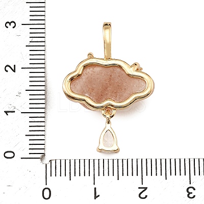Natural Strawberry Quartz Carved Pendants GG-CBA5963-03C-1
