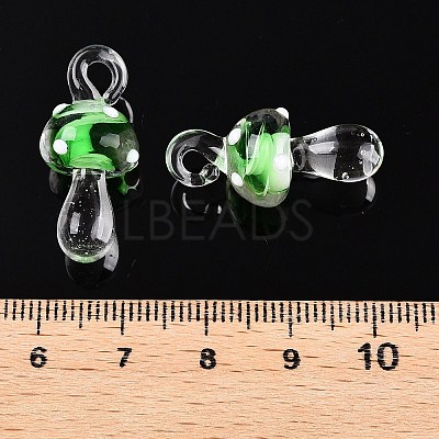 Handmade Lampwork Pendants LAMP-T021-14C-1