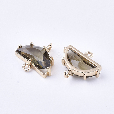 Transparent Glass Links connectors X-GLAA-T007-16A-1
